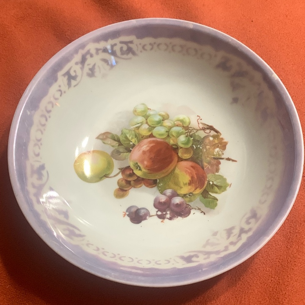 Vintage Three Crown Fruit Bowl made in Germany 9inch